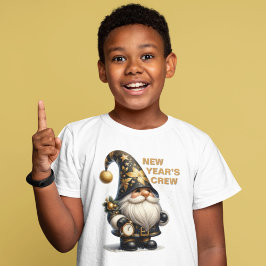 Nieuwjaarsbemanning New Years Gnome T-shirt