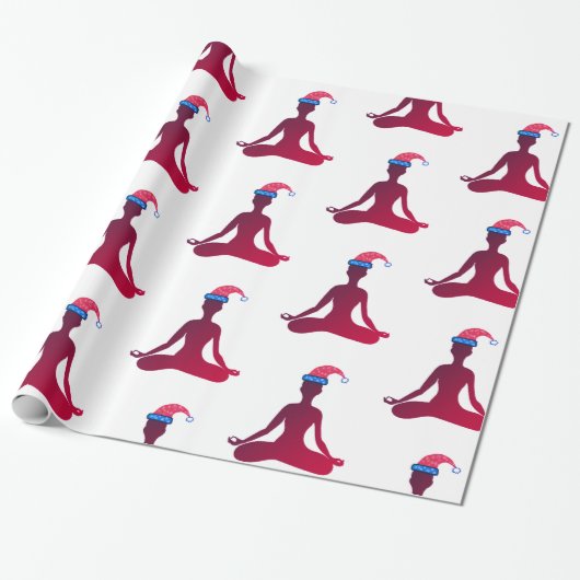 Nieuwjaarsbemiddeling Glossy Wrapping Paper Cadeaupapier (Uitgerold)