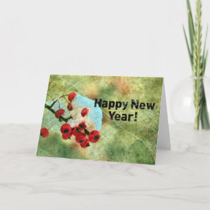 Nieuwjaarsbessen Feestdagen Kaart