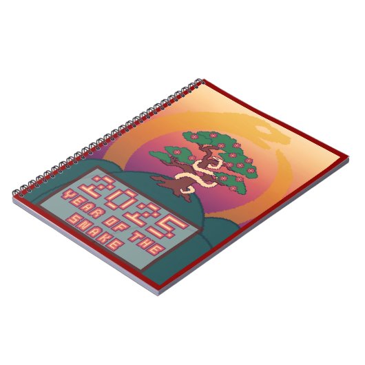 Nieuwjaarsboek: 2025 jaar van de slang notitieboek (Linkerzijde)