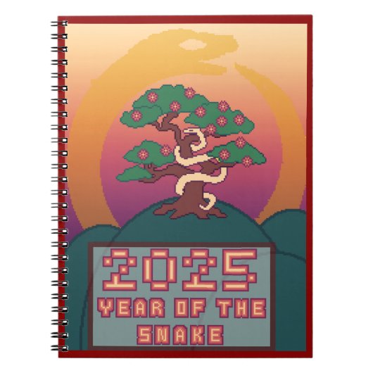 Nieuwjaarsboek: 2025 jaar van de slang notitieboek (Voorkant)