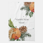 nieuwjaarsboom theedoek (Verticaal)