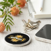 Nieuwjaarscadeau 2020 voor NYE-overs Sleutelhanger (Zijkant)