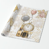 Nieuwjaarscadeau Cadeaupapier (Uitgerold)