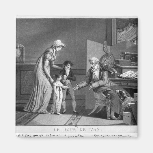 Nieuwjaarsdag 1807 magneet (Voorkant)
