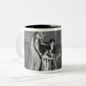 Nieuwjaarsdag 1807 tweekleurige koffiemok (Voorkant links)