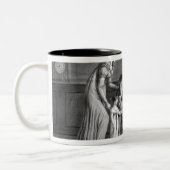 Nieuwjaarsdag 1807 tweekleurige koffiemok (Links)