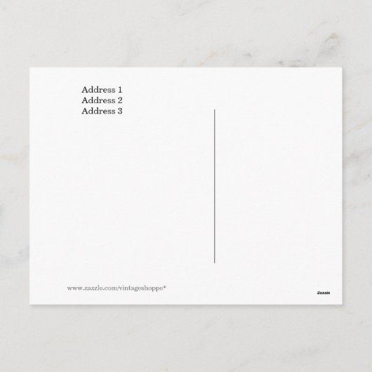  Nieuwjaarsdag Briefkaart (Achterkant)