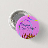 Nieuwjaarsdag Button (Voorkant /achterkant)