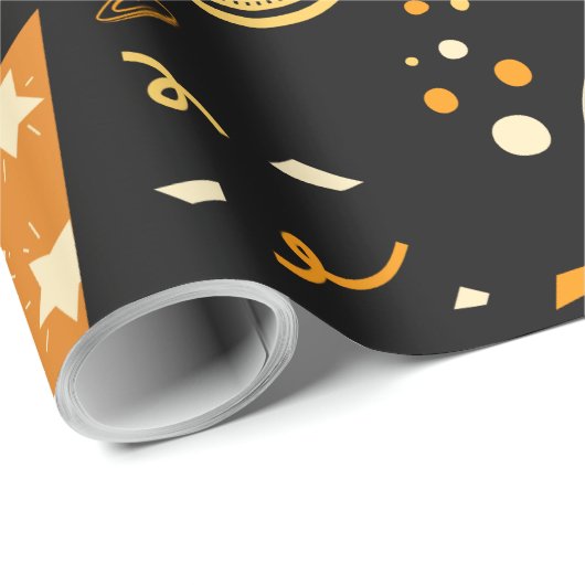 Nieuwjaarsdag Cadeaupapier (Rol Hoek)