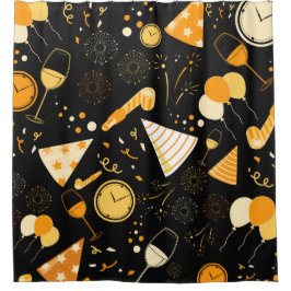 Nieuwjaarsdag Douchegordijn