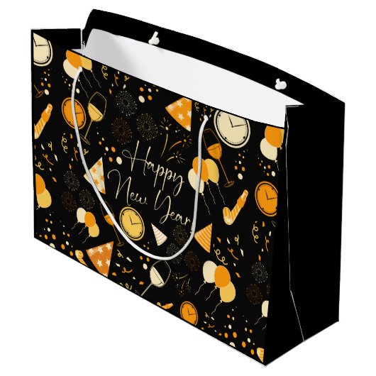 Nieuwjaarsdag Groot Cadeauzakje (Achterkant Gekanteld)