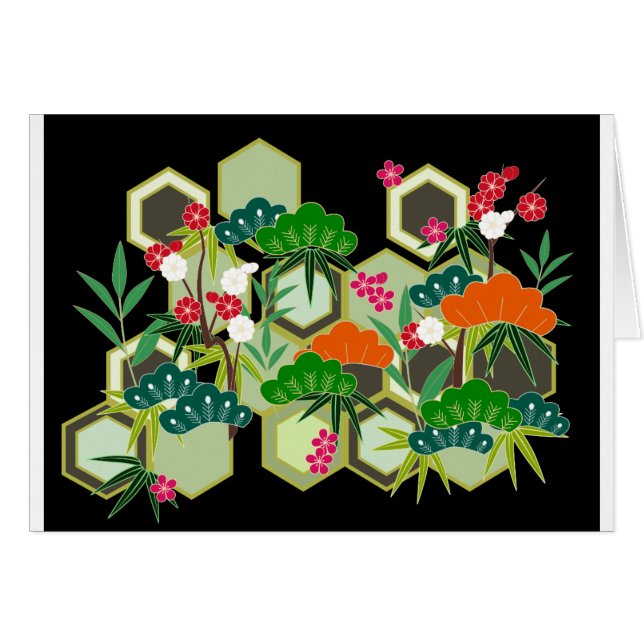 Nieuwjaarsdag Japanse stijl (Voorkant Horizontaal)