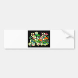 Nieuwjaarsdag Japanse stijl Bumpersticker