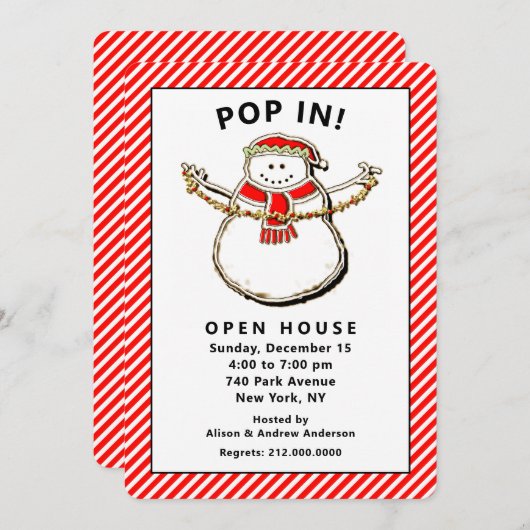 Nieuwjaarsdag Kaart (Voorkant / Achterkant)