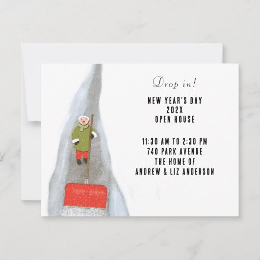 Nieuwjaarsdag Kaart (Voorkant)