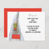 Nieuwjaarsdag Kaart (Voorkant / Achterkant)