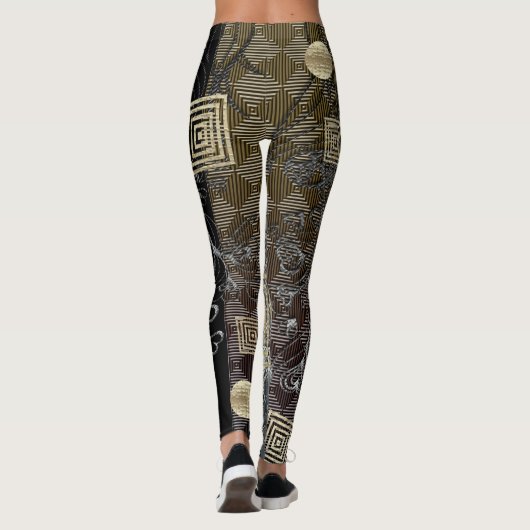 Nieuwjaarsdag Leggings (Achterkant)