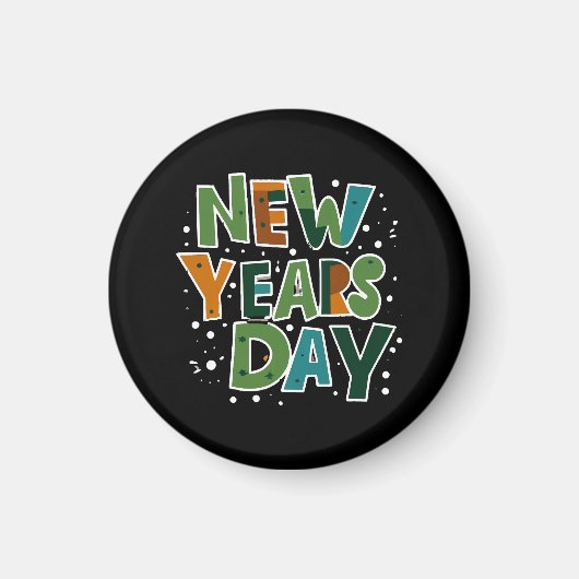Nieuwjaarsdag Magneet (Voorkant)