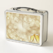 Nieuwjaarsdag met champagnebril (Achterkant)