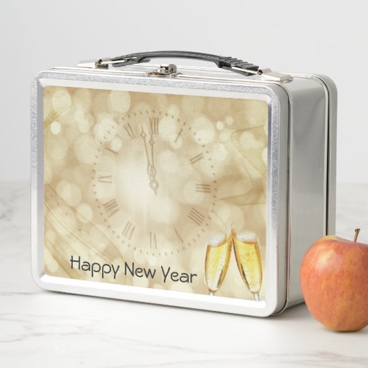 Nieuwjaarsdag met champagnebril (In situ)