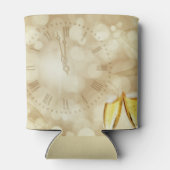 Nieuwjaarsdag met champagnebril blikjeskoeler (Achterkant)