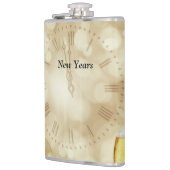 Nieuwjaarsdag met champagnebril heupfles (Links)