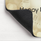 Nieuwjaarsdag met champagnebril muismat (Hoek)