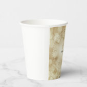 Nieuwjaarsdag met champagnebril papieren bekers (Rechts)