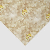 Nieuwjaarsdag met champagnebril tissuepapier (Detail)