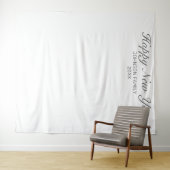 Nieuwjaarsdag Modern Minimalistische Witte Fotobac Wandkleed (In Situ (horizontaal))