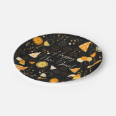 Nieuwjaarsdag Papieren Bordje (Gekanteld)