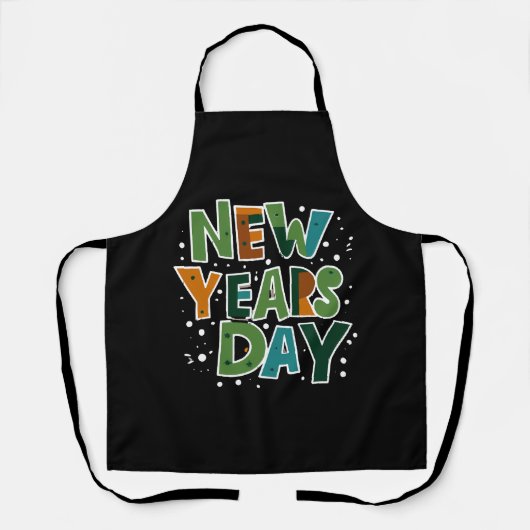 Nieuwjaarsdag Schort (Voorkant)
