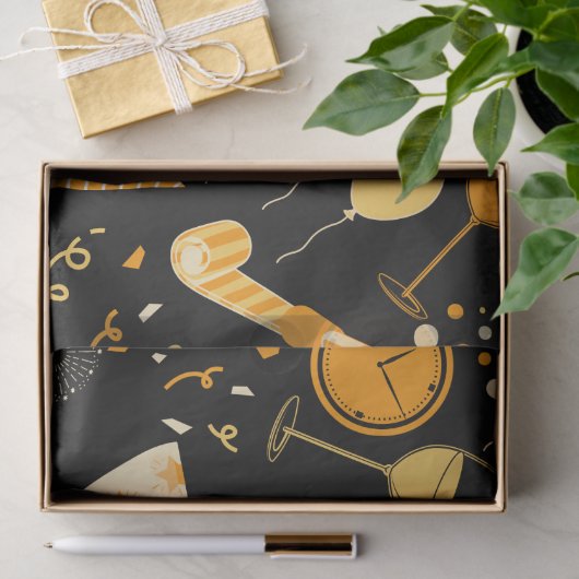 Nieuwjaarsdag Tissuepapier (Geschenk)