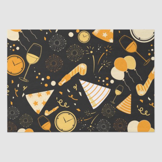 Nieuwjaarsdag Tissuepapier (Voorkant)