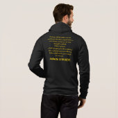 Nieuwjaarsdag van de Bijbel Verse Malachi 3:10 (KJ Hoodie (Achterkant volledig)