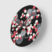 Nieuwjaarsdag van de plum Snow Ring Ronde Klok (Hoek)