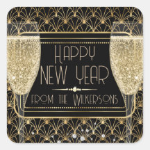 Nieuwjaarsdag van de Roaring Twenties