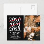 Nieuwjaarsdag van het humor Corona Virus 2020 2021 Feestdagenkaart (Voorkant / Achterkant)