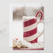 Nieuwjaarsdecoratie loli pop, kerstster Uitnodigin Kaart (Achterkant)