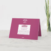 Nieuwjaarsdigitale kunst van de Aurora Borealis Bedankkaart (Achterkant)