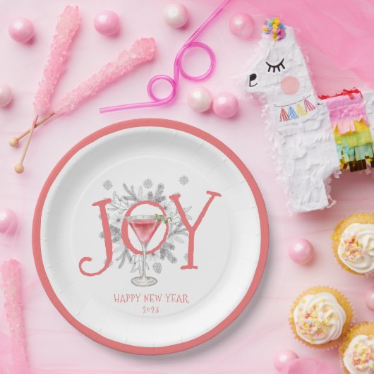 Nieuwjaarsfeest 2023 Napkins Papieren Bordje (Feest)