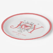 Nieuwjaarsfeest 2023 Napkins Papieren Bordje (Gekanteld)