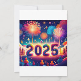 Nieuwjaarsfeest 2025 kaart