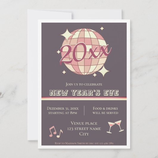 Nieuwjaarsfeest 2025 Uitnodiging (Voorkant)