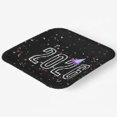 Nieuwjaarsfeest 2026 papieren bordje (Gebogen)