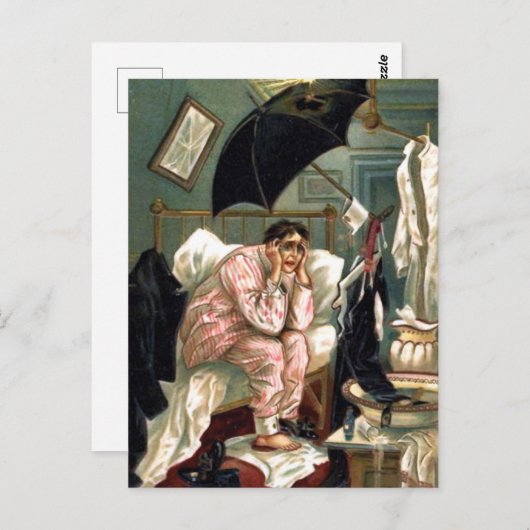 Nieuwjaarsfeest Briefkaart (Voorkant / Achterkant)