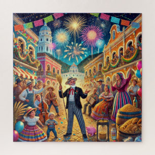 Nieuwjaarsfeest El Año Viejo Legpuzzel