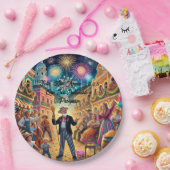 Nieuwjaarsfeest El Año Viejo Papieren Bordje (Feest)