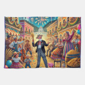 Nieuwjaarsfeest El Año Viejo Theedoek (Horizontaal)